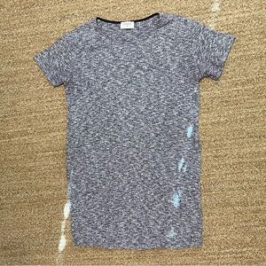 Everly Short Sleeve Gray Dress